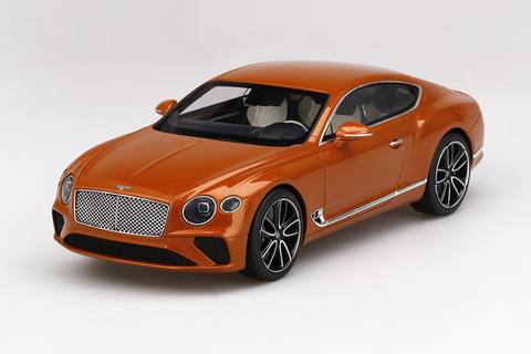 Continental GT Orange Flame Resin Model