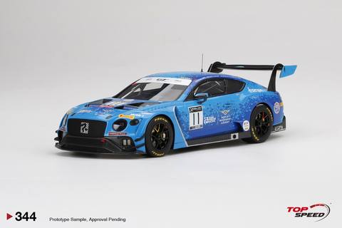 Bentley Continental GT3 #11 Team Parker 2020 Total 24 Hrs of Spa Resin Model