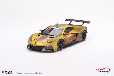 Chevrolet Corvette C8.R #33 Corvette Racing 2023 Le Mans 24 Hrs LM GTE AM Class Winner Post-Race Weathered