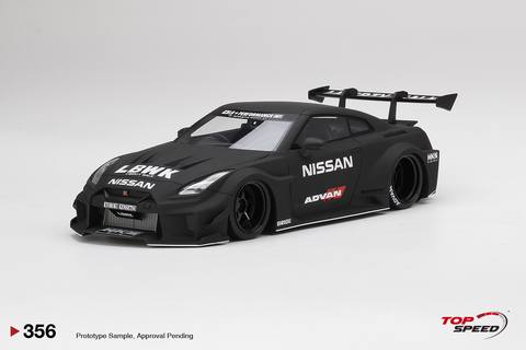 LB-Silhouette WORKS GT NISSAN 35GT-RR Ver.2 Matt Black LBWK