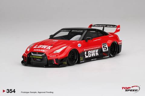 Liberty LB-Silhouette WORKS GT NISSAN 35GT-RR Ver.1 Red/Black