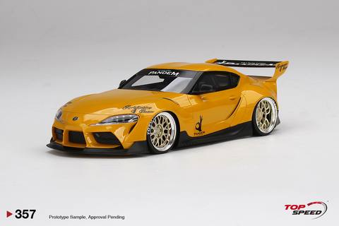 Toyota GR Supra V1.0 Yellow Resin Model