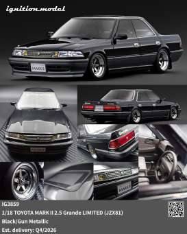 Mark II Grande LIMITED (JZX81), black/gun