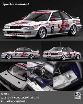 1991 Tom`s Corolla #6 *JTC*, white/red
