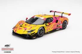 2025 Ferrari 296 GT3 #81 DragonSpeed Laguna SECA, yellow/pink