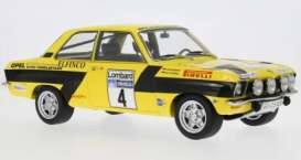 1975 Opel Ascona A #4 W.Röhrl/C.Geistdörfer, RAC Rally, yellow/black