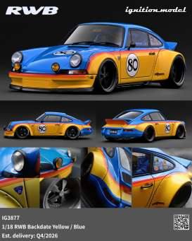 RWB Backdate, yellow/blue