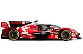 Toyota 2025 Toyota GR010 Hybrid LMDh Red Ko. Co. De Vries #7 Le Mans, red/black