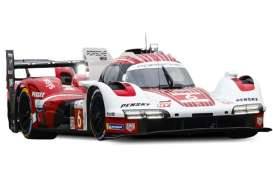 2025 Porsche 963 LMDh White Campb. Estre Vanthoor #6 Le Mans, white/red