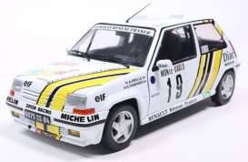 1989 Renault 5 GT Turbo MK2 #19 Oreille/Thimonier Monte Carlo, white/yellow