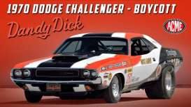 Challenger *BOYCOTT* Dick Landy, white/red/black
