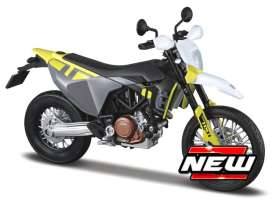 Husky 701 Supermoto, black/white/yellow
