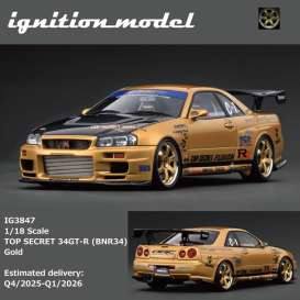TOP SECRET 34GT-R (BNR34), gold