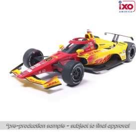 2025 NTT INDYCAR #10 Alex Palou Chip Ganassi Racing *DHL*, yellow/red