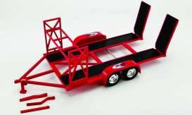 Tandem Car Trailer with Tire Rack *So Cal Speed Shop* ACME Exclusive