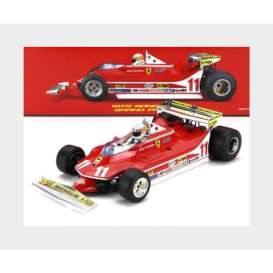 1979 Ferrari 312T4 Short Tail #11 Winner Monaco GP Jody Scheckter (wit... 1979 Ferrari 312T4 Short Tail #11 Winner Monaco GP Jody Scheckter (with rider) World Champion *Formula Racing*, red
