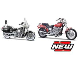 2 motor set: 1x FLSTN Heritage Sof... Harley Davidson 2 motor set: 1x FLSTN Heritage Softail 1x FXDL Dyna Low Rider