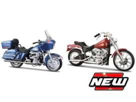 2 motor set:1x 1980 FLT Tour Glide1x FXST Softail