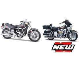 2 motor set:1x FXS Low Rider1x FLH-74 Electra Glide