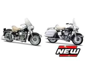 2 motor set: 1x 1962 FLH Duo Glide Harley Davidson 2 motor set: 1x 1962 FLH Duo Glide 1x FLH Electra Glide