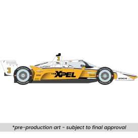 2025 NTT INDYCAR #3 Scott McLaughlin, Team Penske, *XPEL* (Road Cours... 2025 NTT INDYCAR #3 Scott McLaughlin, Team Penske, *XPEL* (Road Course), white/orange