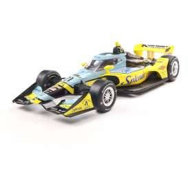 2025 NTT INDYCAR #21 Christian Rasmussen/Ed Carpenter Racing, TBD (Roa... 2025 NTT INDYCAR #21 Christian Rasmussen/Ed Carpenter Racing, TBD (Road Course), blue/yellow
