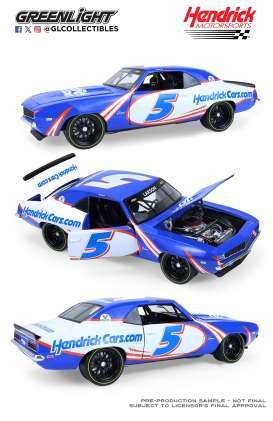 1969 Chevrolet Camaro #5 Kyle Larson Hendrick Motorsports First Win Tr... 1969 Chevrolet Camaro #5 Kyle Larson Hendrick Motorsports First Win Tribute, blue/white/red