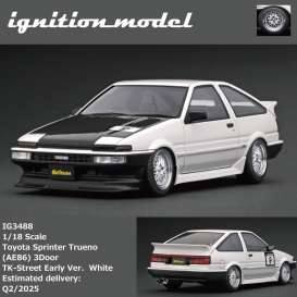 Sprinter Trueno (AE86) 3 door TK-Street Early Version, *SSR Dor... Toyota Sprinter Trueno (AE86) 3 door TK-Street Early Version, *SSR Dori Dori mesh wheels*, white/black