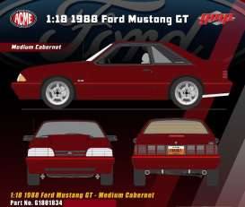 Ford Mustang GT, medium cabernet