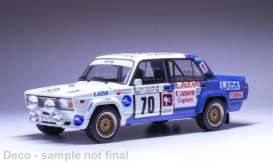 1986 Lada 2105 VFTS #70 E.Tumalevicius/P.Videika, 1000 Lakes Rallye, white/blue
