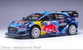 2023 Ford Puma Rally1 #8 O.Tanak/M.Jarveoja WRC Central European Rally... 2023 Ford Puma Rally1 #8 O.Tanak/M.Jarveoja WRC Central European Rally, blue/red/yellow