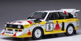 1985 Audi Sport quattro S1 E2 #6 H.Mikkola/A.Hertz, 1000 Lakes Rally, ... 1985 Audi Sport quattro S1 E2 #6 H.Mikkola/A.Hertz, 1000 Lakes Rally, white/yellow/red