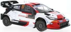 2023 Toyota GR Yaris #17 S.Ogier/ V.Landais, Rallye WM Rally Monte Car... 2023 Toyota GR Yaris #17 S.Ogier/ V.Landais, Rallye WM Rally Monte Carlo, white/red