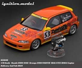 Honda Civic (EG6) #53 *Zero Fighter* with VTEC (B16A) Engine
