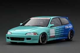 Honda Civic (EG6), blue/green
