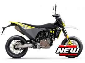Husqvarna 1/12 Husqvarna Husky 701 Supermoto, black/white/yellow