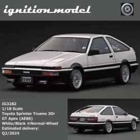 Sprinter Trueno 3dr GT Apex (AE86) *Genuine Wheels*, white/black