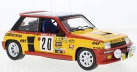 1981 Renault 5 Turbo *Calberson* #20 Rally WM Rally Monte Carlo B. Sab... 1981 Renault 5 Turbo *Calberson* #20 Rally WM Rally Monte Carlo B. Saby/D. Le Saux, red/yellow