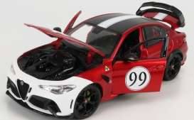 2020 Alfa Romeo Giulia GTAm #99 Racing, red/white