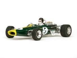 1967 Lotus 49 #5 Winner Dutch GP, Jim Clark, RESIN MODEL, green/yellow