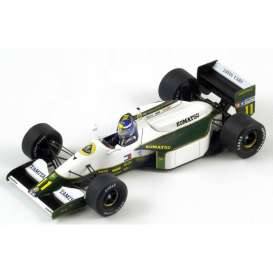 1991 Lotus 102B #11 Monaco GP, Mika HÃ¤kkinen, RESIN MODEL, white/green