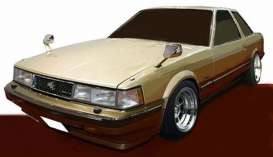 Soarer 2800GT Extra (Z10) 15 inch Wheels, gold/brown