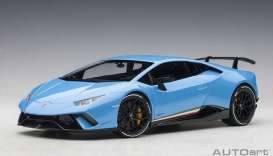 Huracan Performante, blue cepheus
