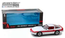 1984 Chevrolet Corvette C4 *The A-Team (1983-87 TV Series)*, white/red