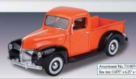 1940 Ford Pick-up, orange/black