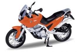 BMW F650, red-orange
