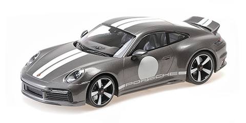 Porsche 911 (992) SPORT CLASSIC – – GREY METALLIC W/STRIPE