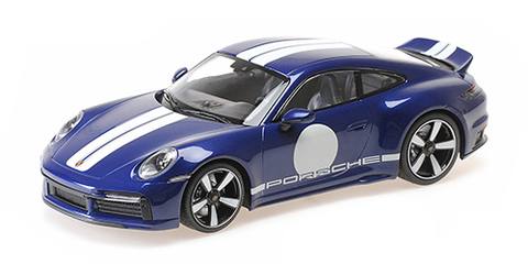 911 (992) SPORT CLASSIC – – BLUE METALLIC W/STRIPE