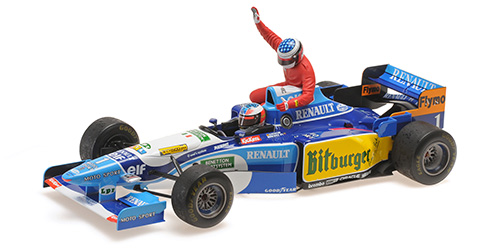 BENETTON RENAULT B195 – MICHAEL SCHUMACHER – CANADIAN GP 1995 (W/FIGURINE ALESI) - L.E. 702 pcs.