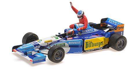 BENETTON RENAULT B195 – MICHAEL SCHUMACHER – CANADIAN GP 1995 (W/FIGURINE ALESI) - L.E. 702 pcs.